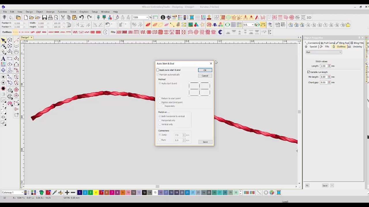 Genera secuencias de decoración para bordado más fluidas con Embroidery Studio Decorating e4 - Colombia